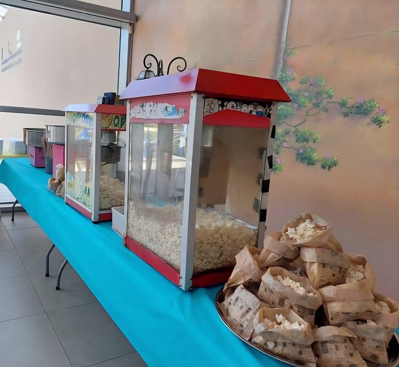 עמדת פופקורן באירוע ילדים